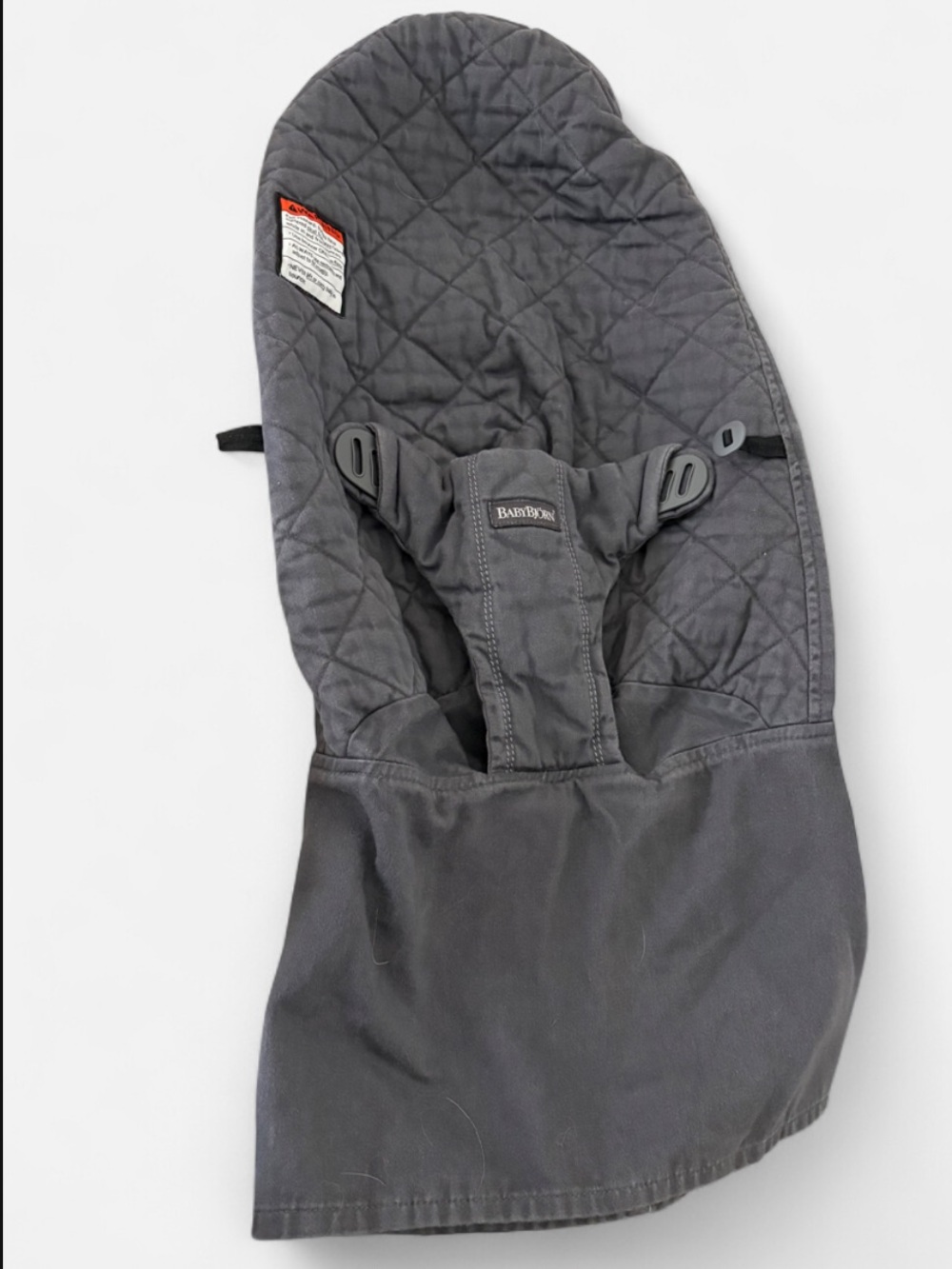 Baby Bjorn Gray Quilted Bouncer Cover - Gray
